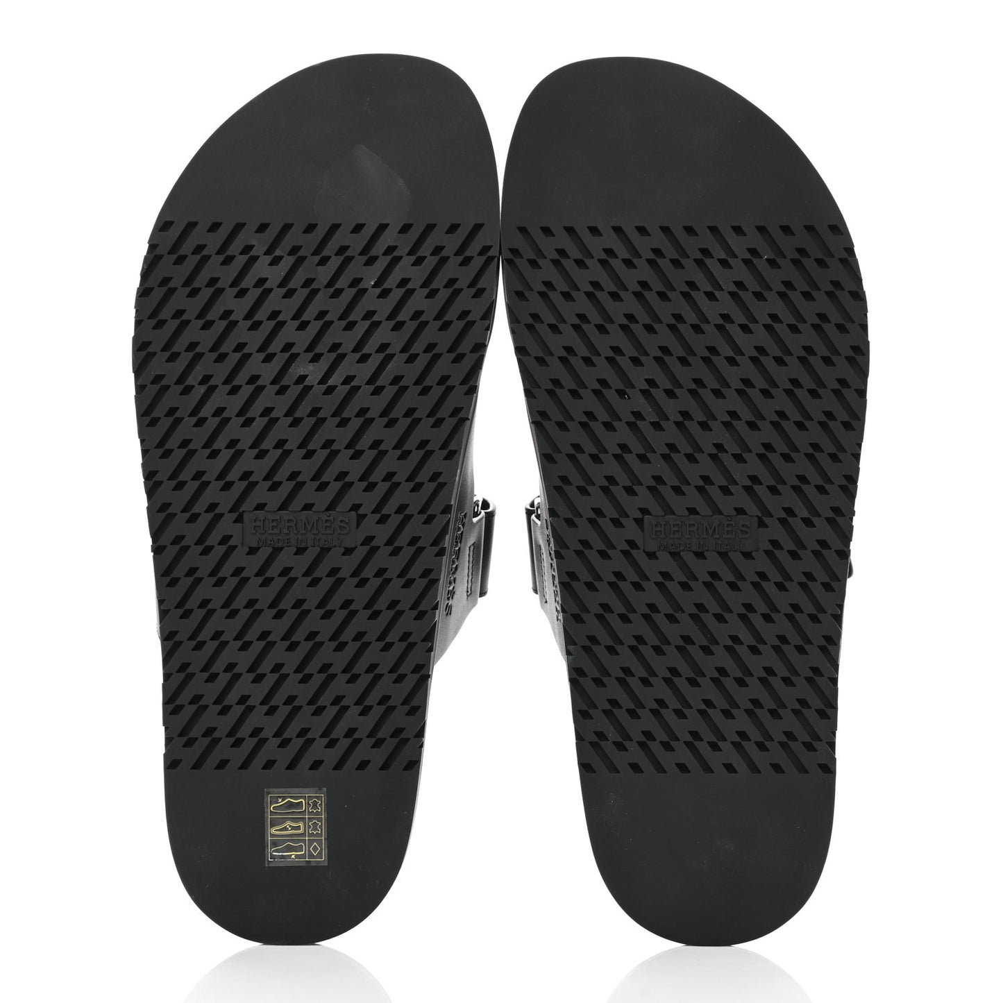 Calfskin Mens Chypre Sandals 42 Black