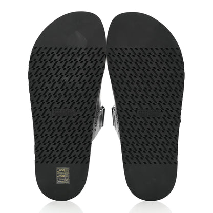 Hermes Calfskin Mens Chypre Sandals 42 Black 5 of 9