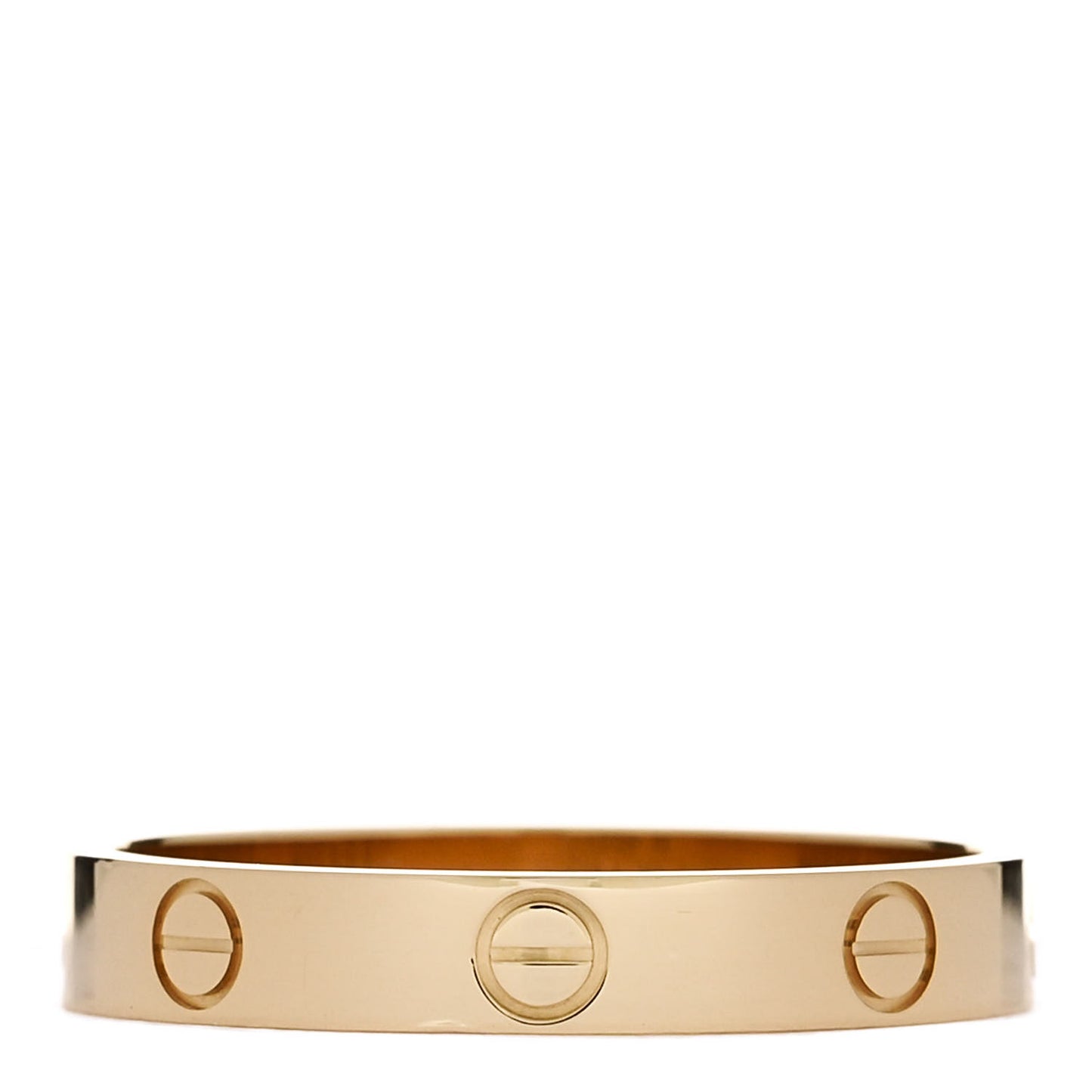 18K Yellow Gold 3.5mm LOVE Wedding Band Ring 62 10