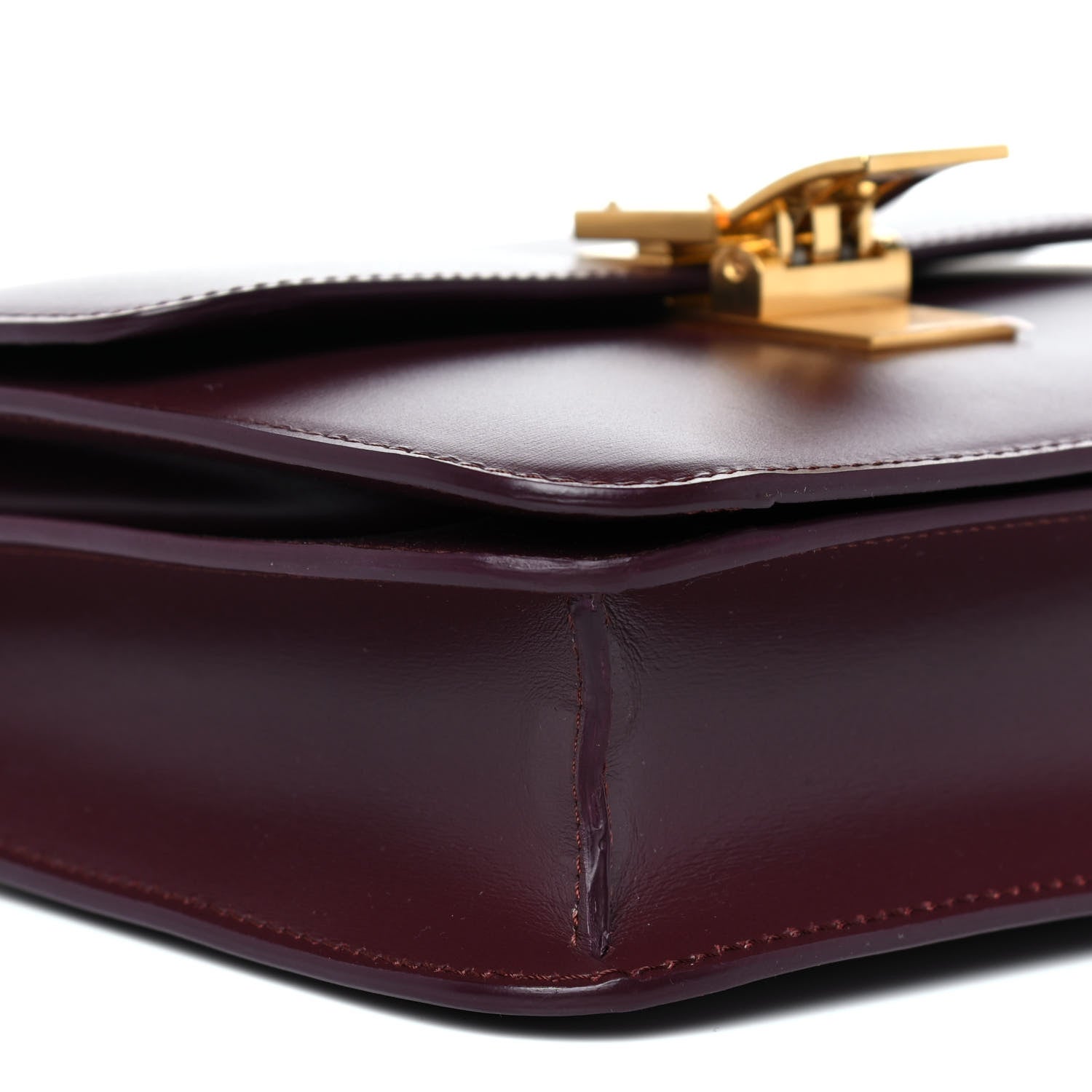 Celine Box Calfskin Teen Classic Box Flap Burgundy 8 of 10
