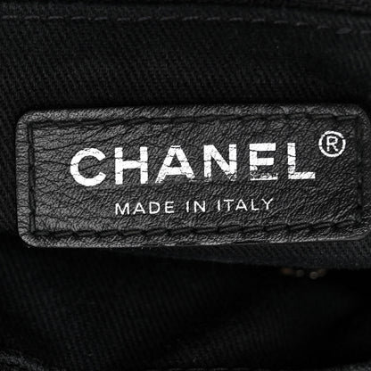 Chanel Canvas Extra Large Double Face Shopping Tote Black 6 of 13