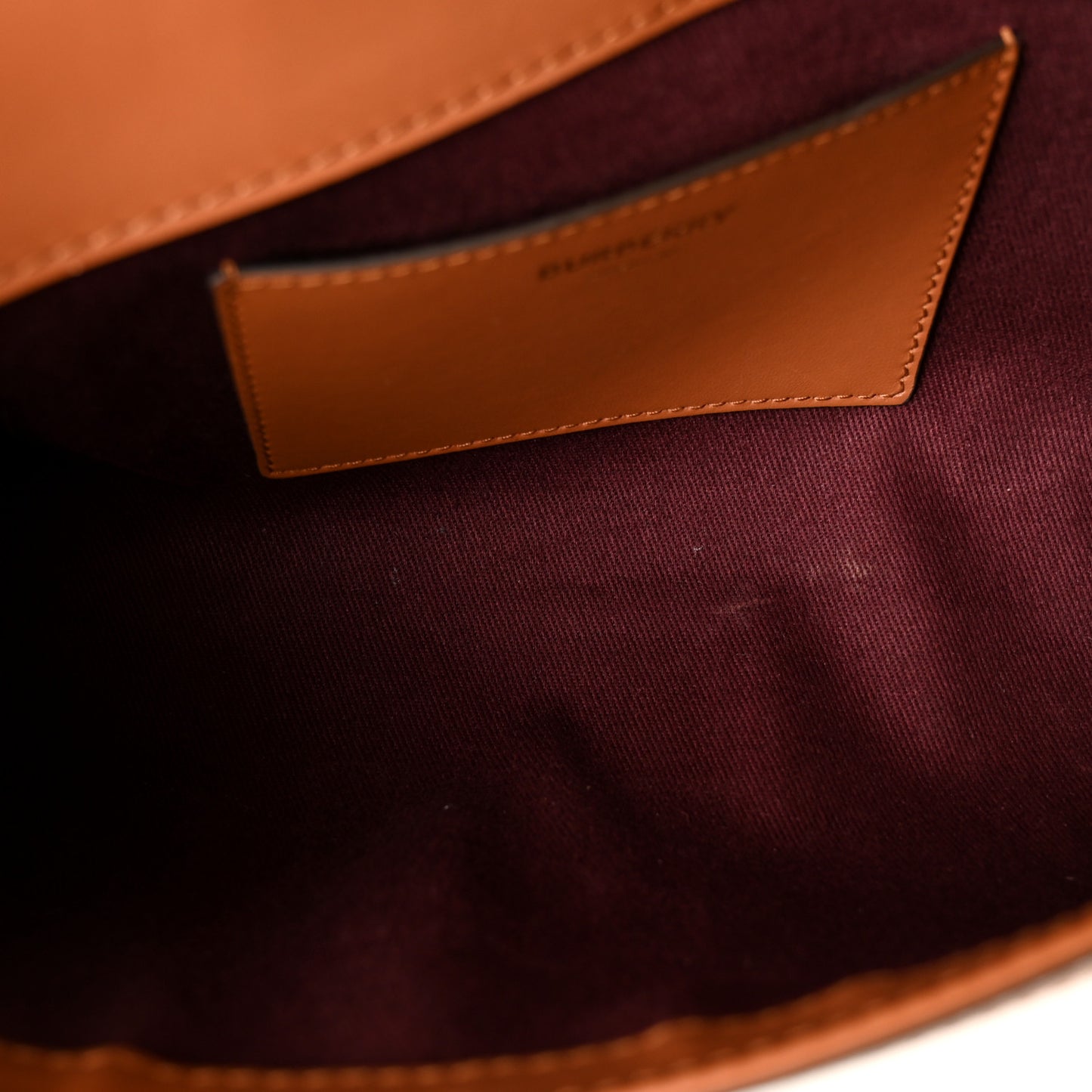 Coated Canvas Calfskin Vintage Check Small Note Crossbody Bag Briar Brown