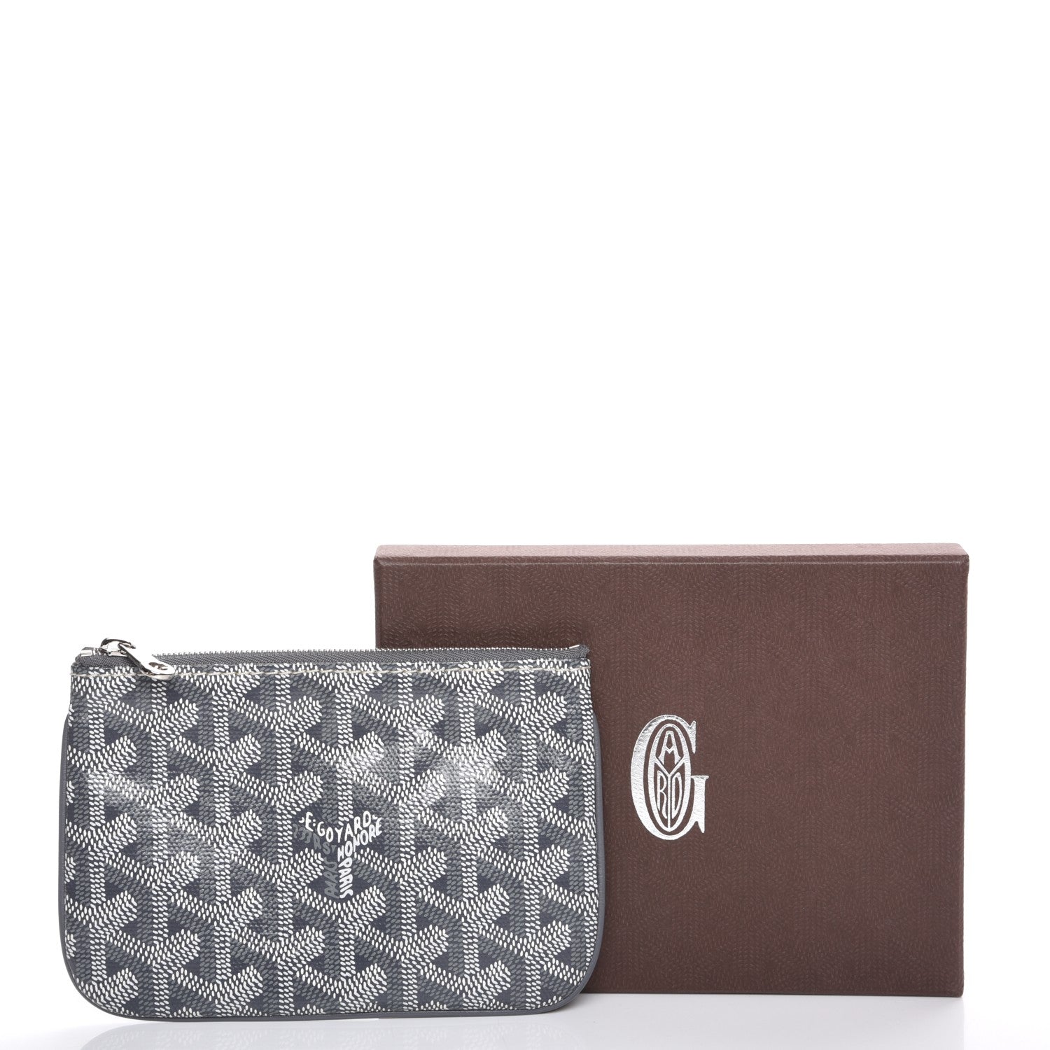 Goyard Goyardine Senat Pochette PM Grey 8 of 8