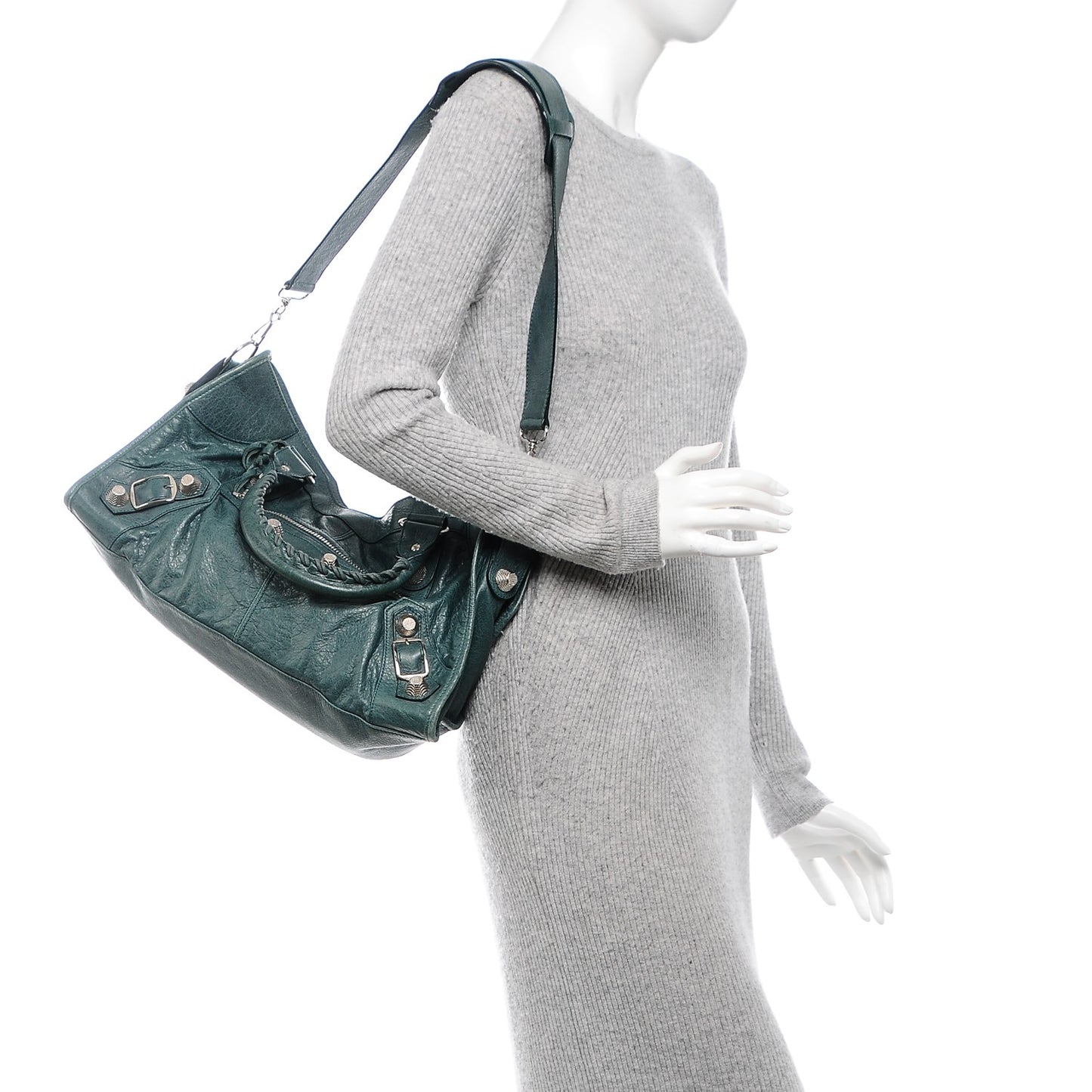 Agneau Giant 21 Silver Hardware Part Time Vert Menthe