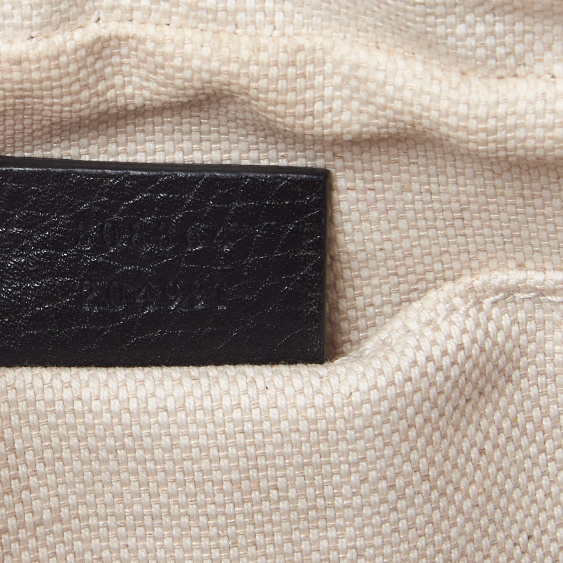 Pebbled Calfskin Small Soho Disco Bag Black