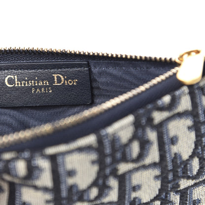 Christian Dior Oblique Dior Pouch Navy Blue 6 of 6