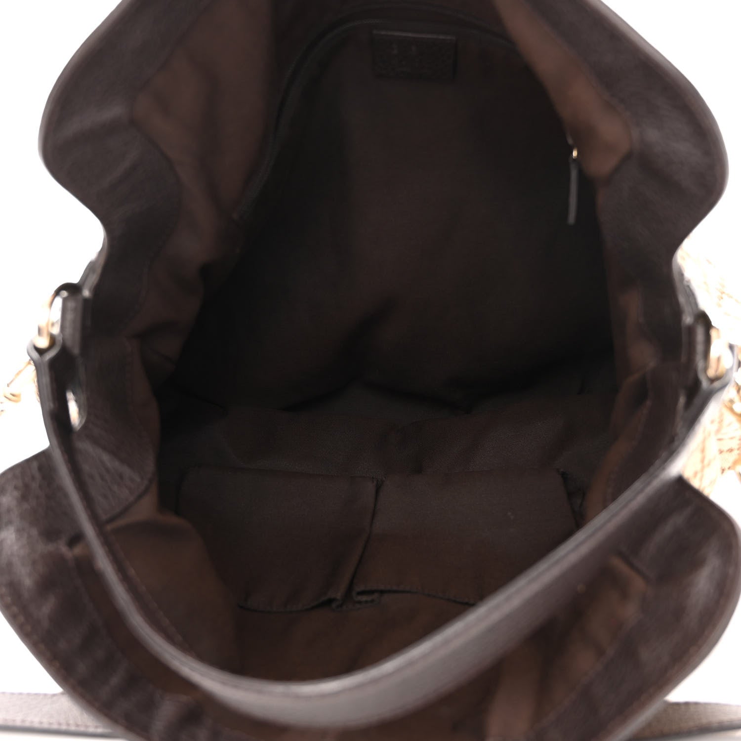 Gucci Canvas Diamante Hobo Dark Brown 5 of 10
