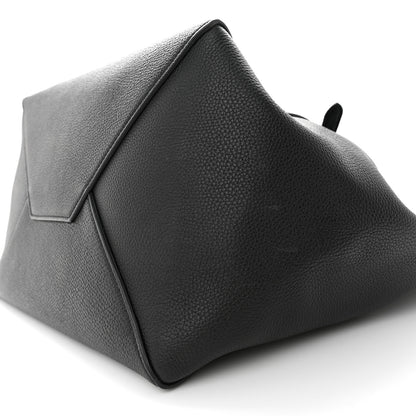 Celine Soft Grained Calfskin Medium Belt Cabas Phantom Black 10 of 11