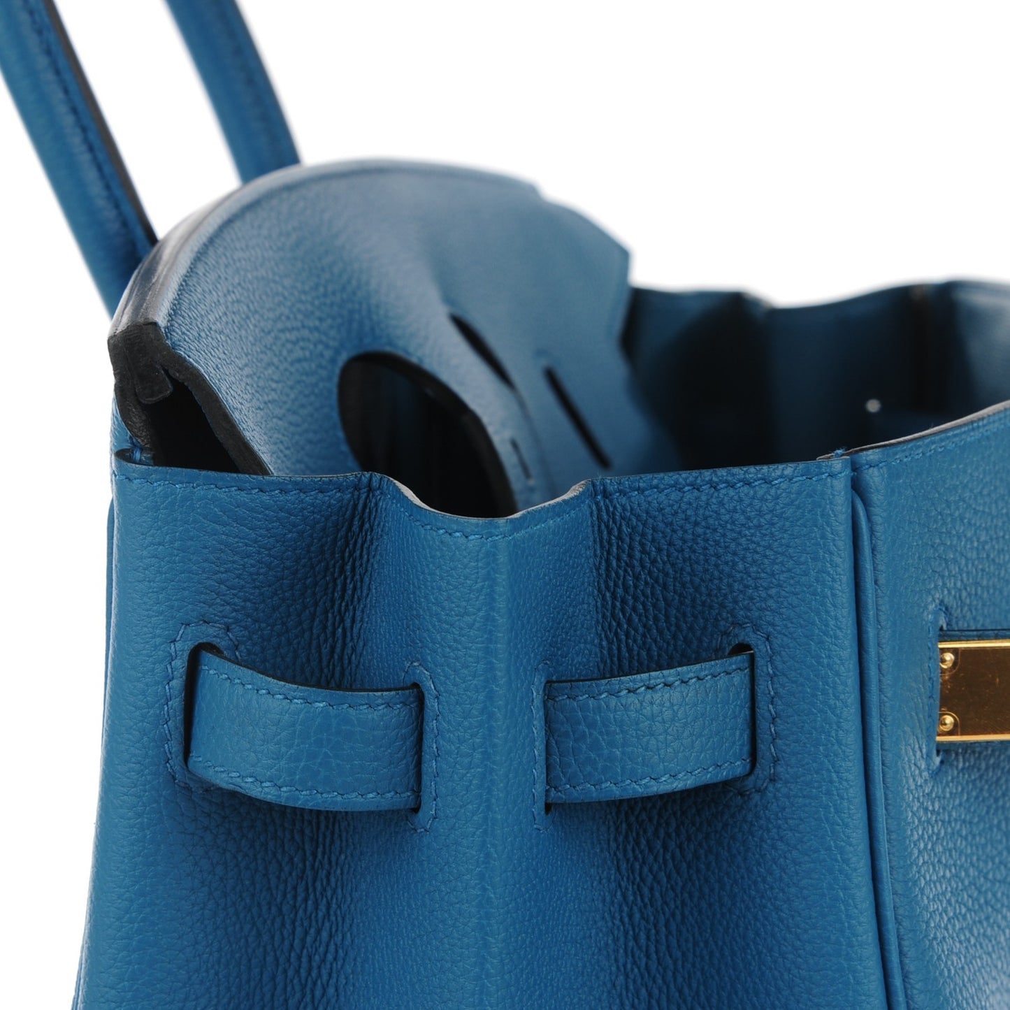 Togo Birkin 35 Bleu Cobalt