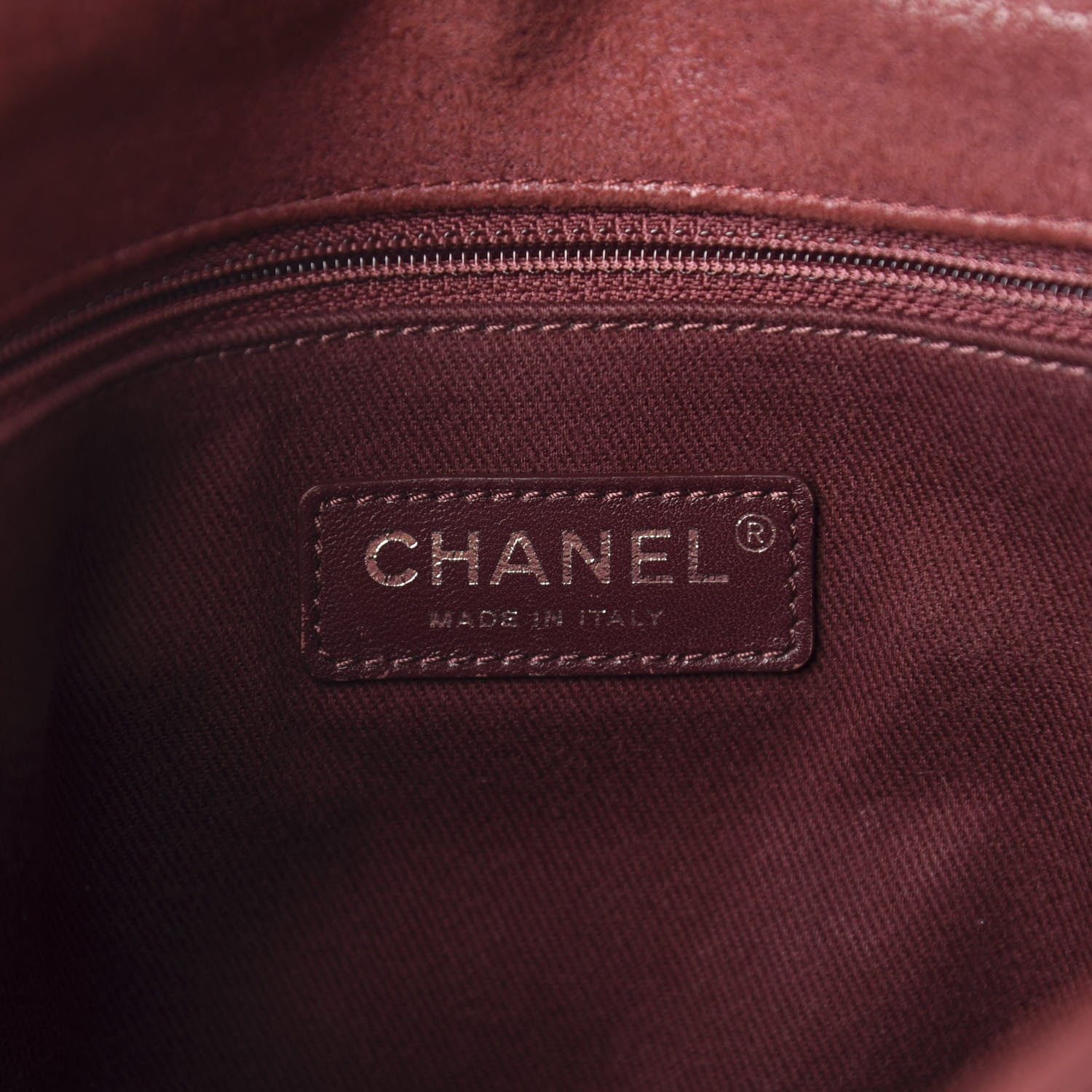 Chanel Iridescent Calfskin Quilted Medium Gentle Boy Flap Dark Red 10 of 12