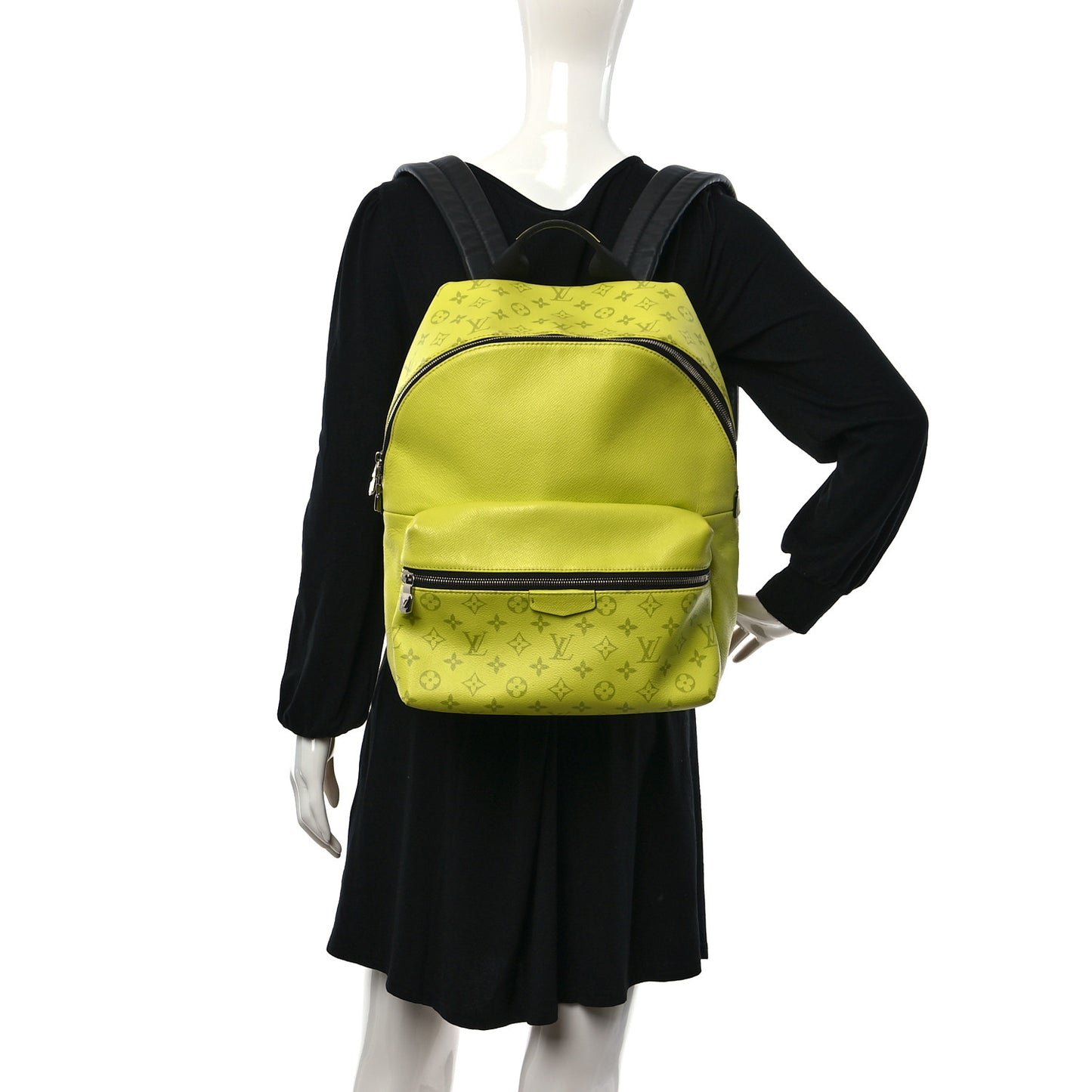 Taiga Monogram Discovery Backpack PM Yellow