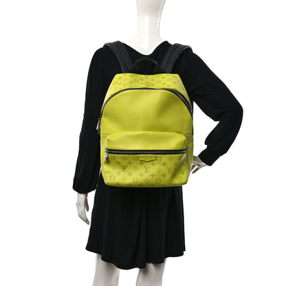 Louis Vuitton Taiga Monogram Discovery Backpack PM Yellow 2 of 10