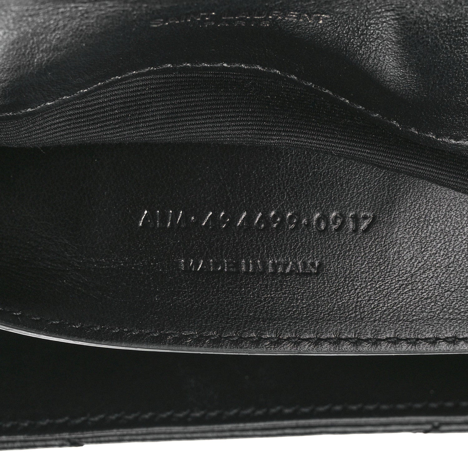 Saint Laurent Calfskin Y Quilted Monogram Monochrome Small Loulou Chain Satchel Black 7 of 15