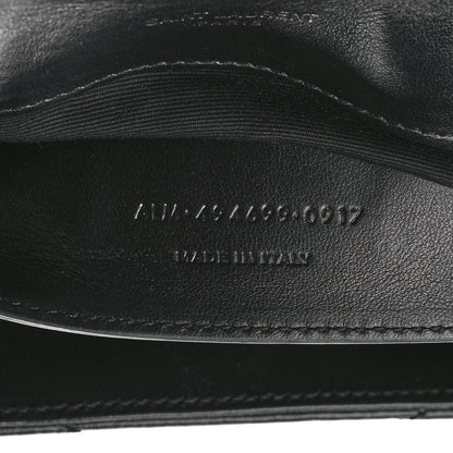 Saint Laurent Calfskin Y Quilted Monogram Monochrome Small Loulou Chain Satchel Black 7 of 15