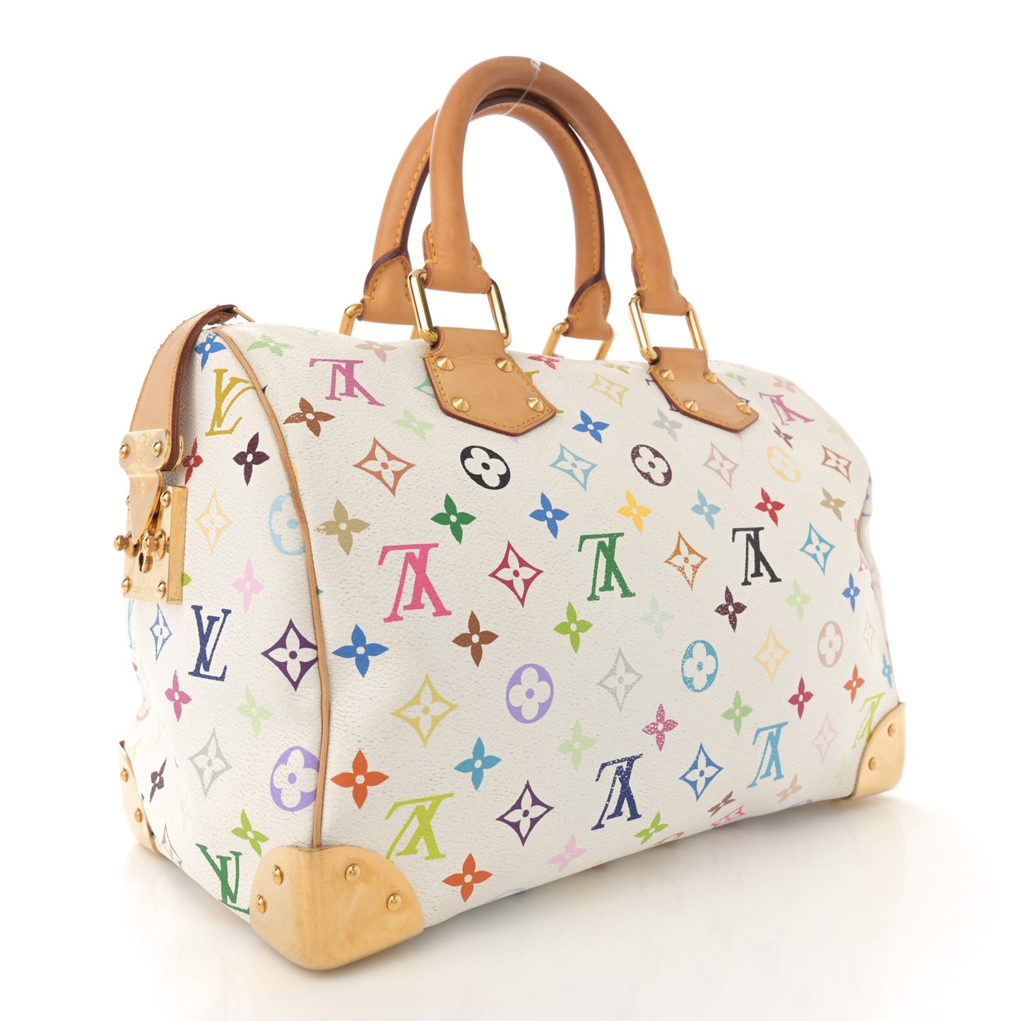 Monogram Multicolor Speedy 30 White