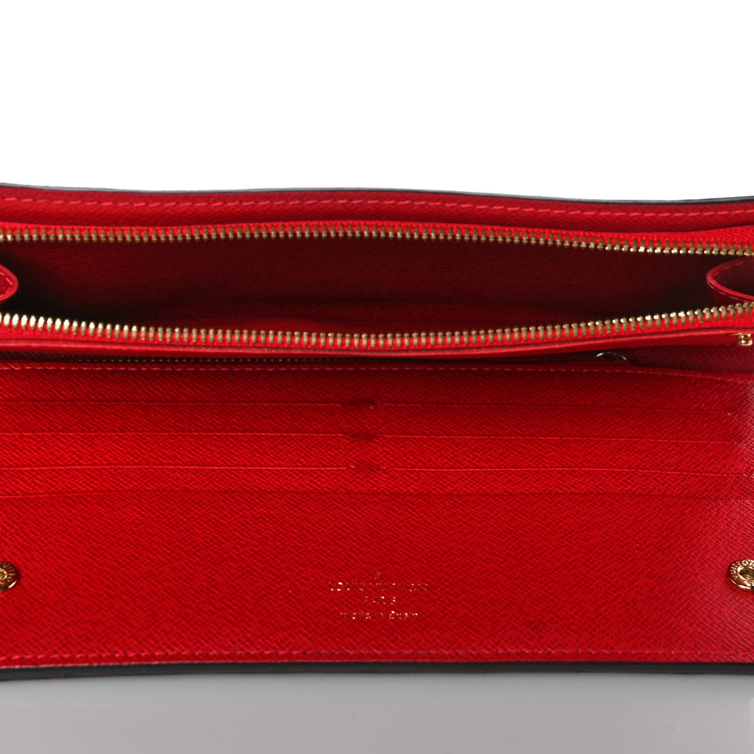 Louis Vuitton Damier Ebene Insolite Wallet Rouge 6 of 10