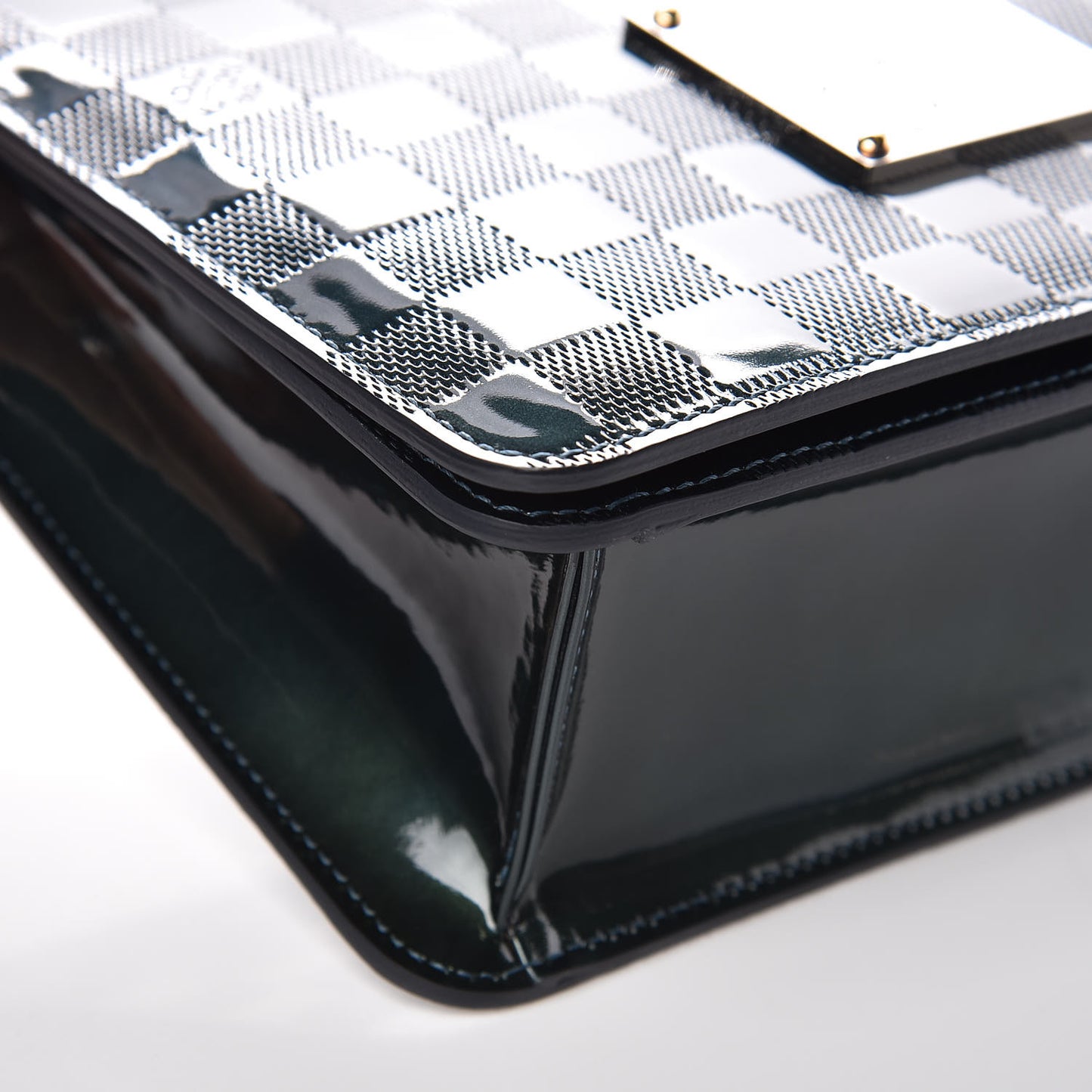 Damier Vernis Cabaret Bag Blue