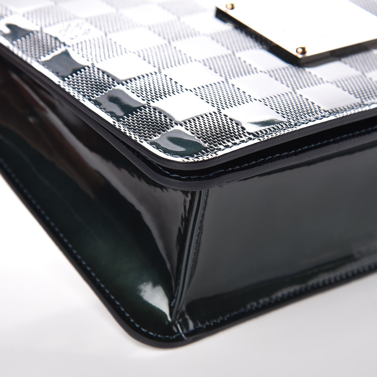Louis Vuitton Damier Vernis Cabaret Bag Blue 7 of 10