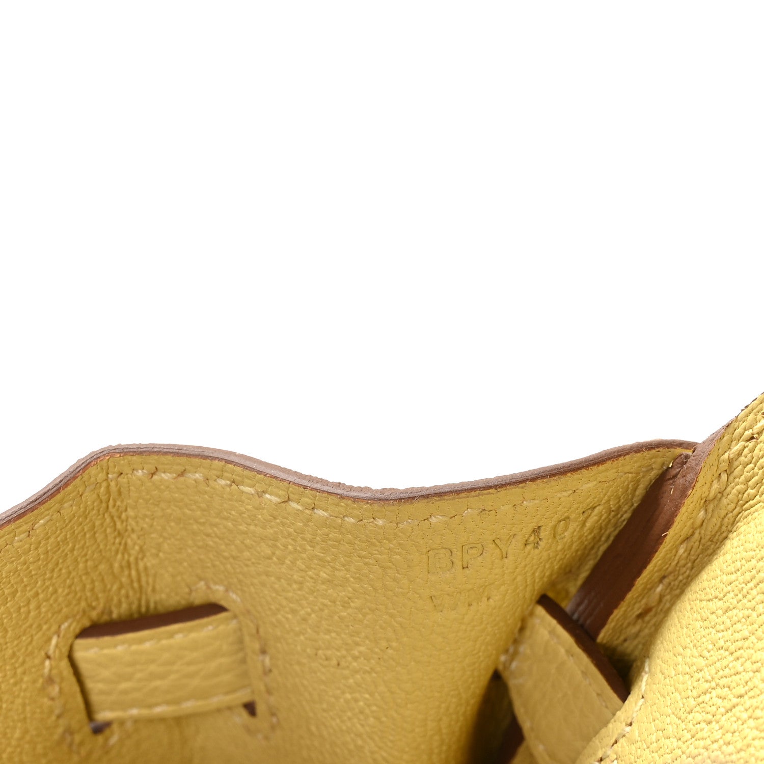 Hermes Togo Birkin 25 Jaune Poussin 7 of 11