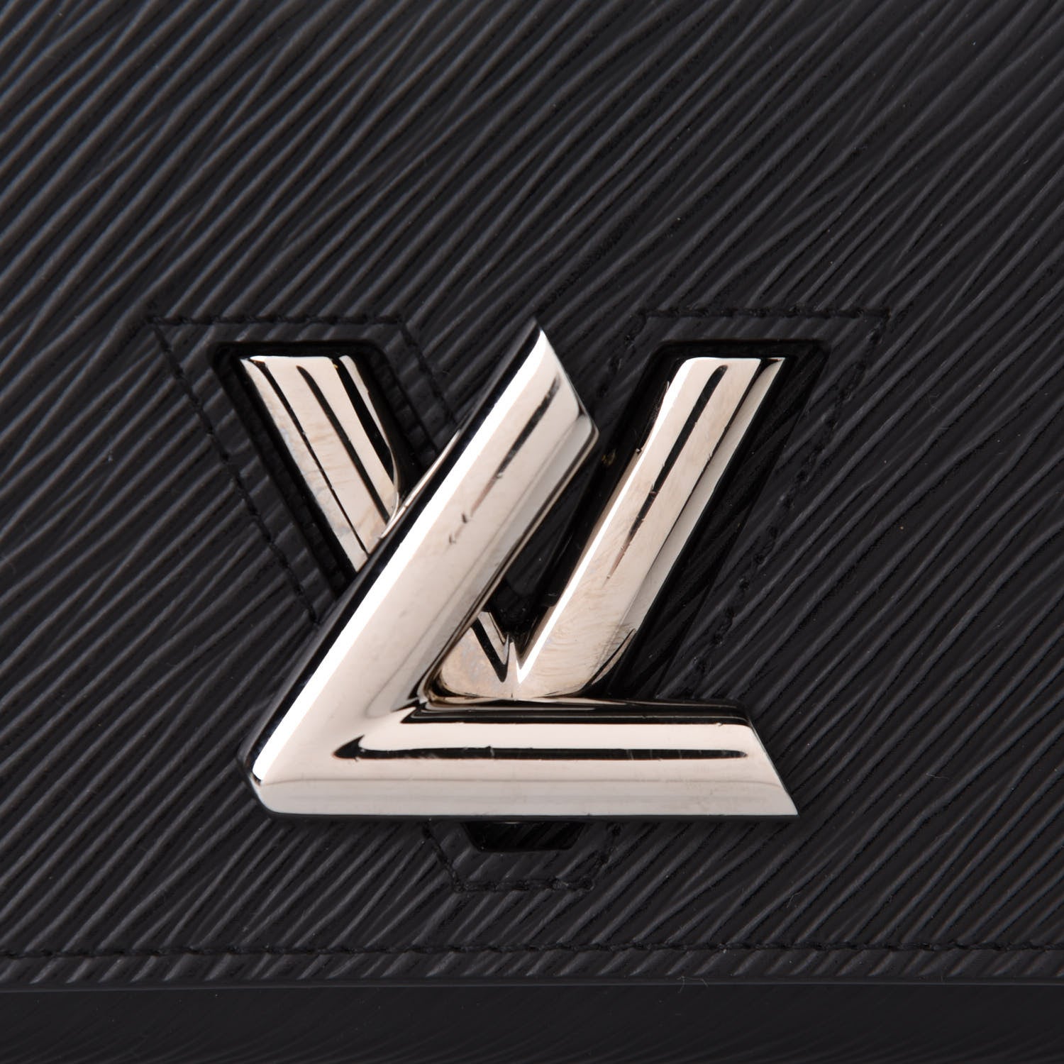 Louis Vuitton Epi Twist Chain Wallet Black 6 of 18