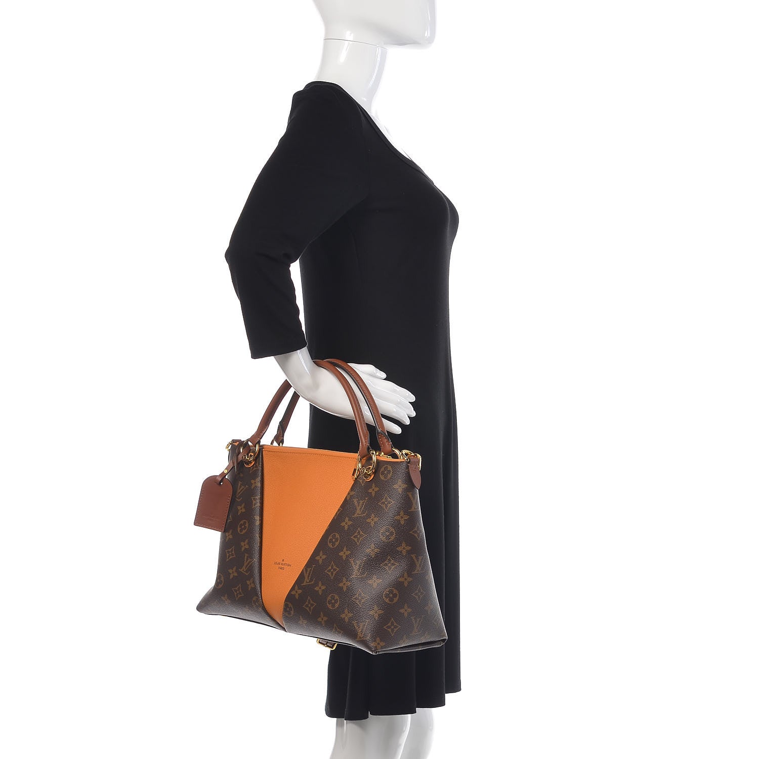 Louis Vuitton Monogram V Tote MM Safran 3 of 11