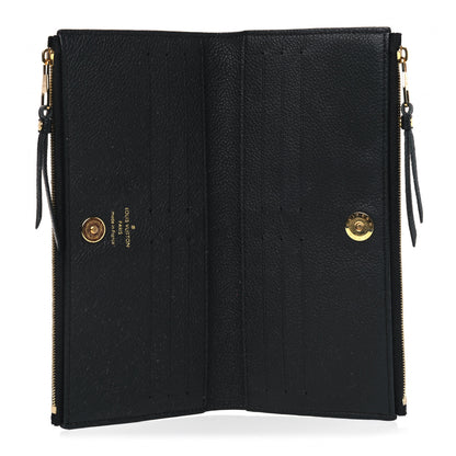 Louis Vuitton Empreinte Adele Wallet Black 4 of 10