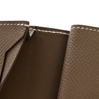 Hermes Epsom Mini Bearn Wallet Etoupe 10 of 11
