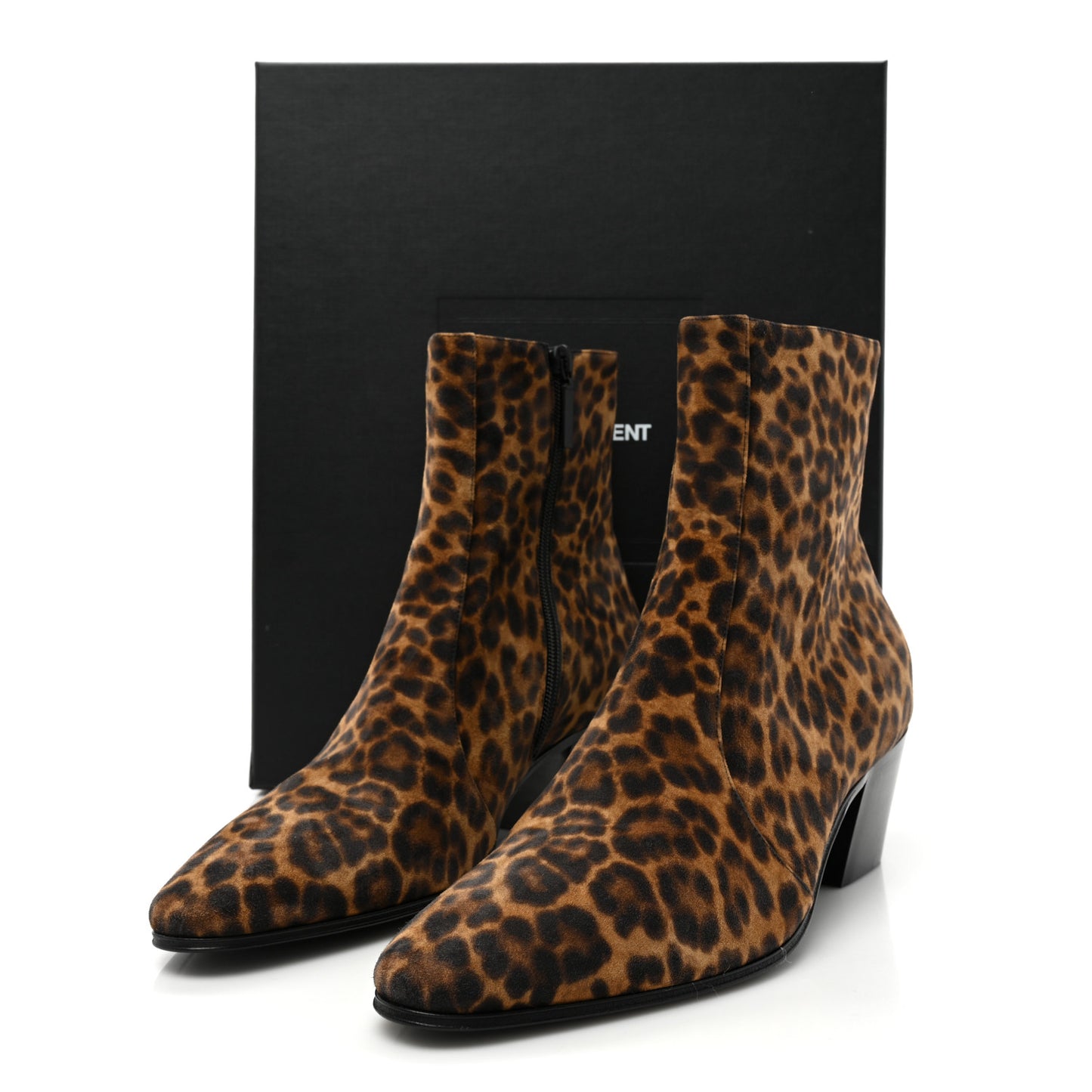 Mens Vassili Suede Leopard Boots 42.5