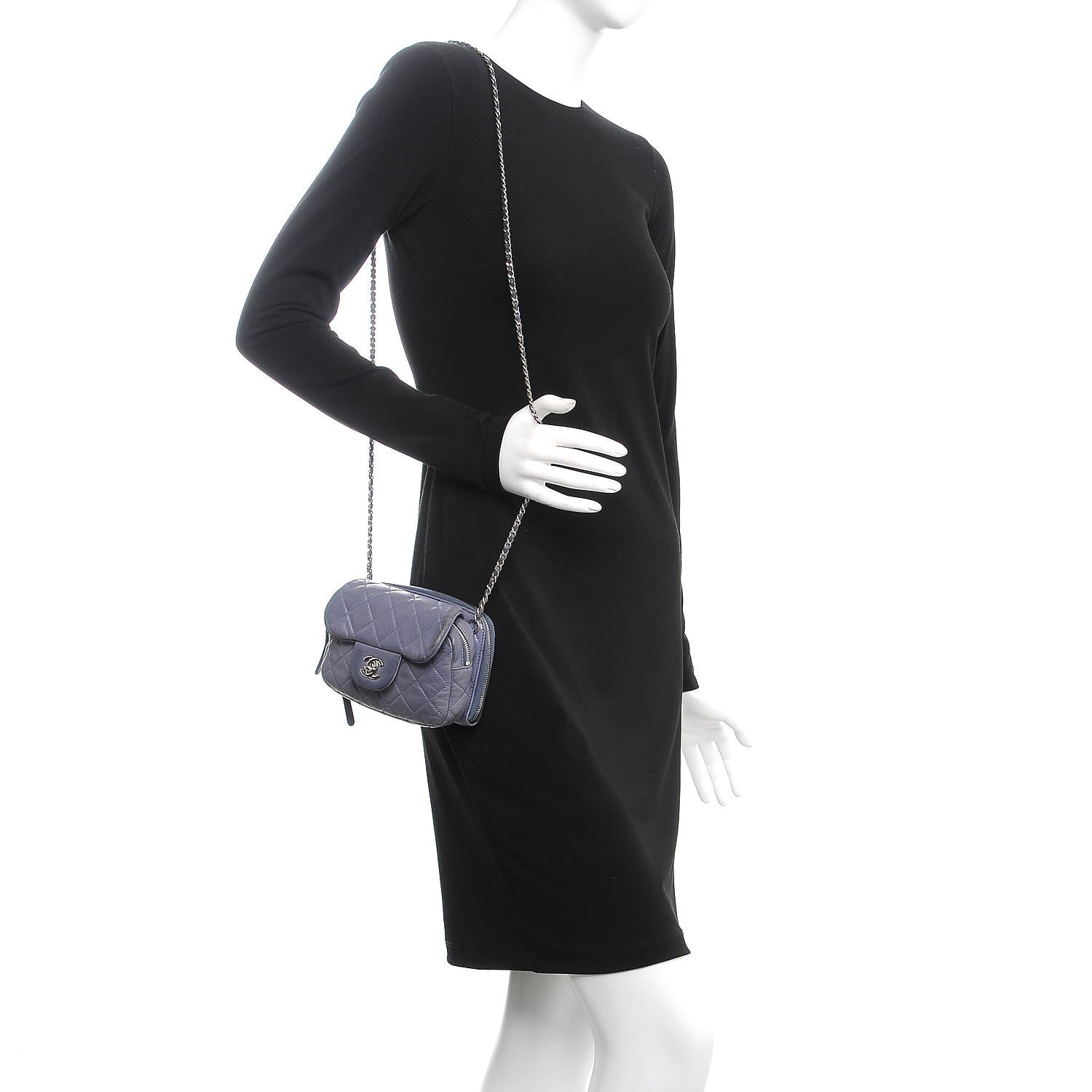 Chanel Lambskin Quilted New Mini Flap Lavender 2 of 16