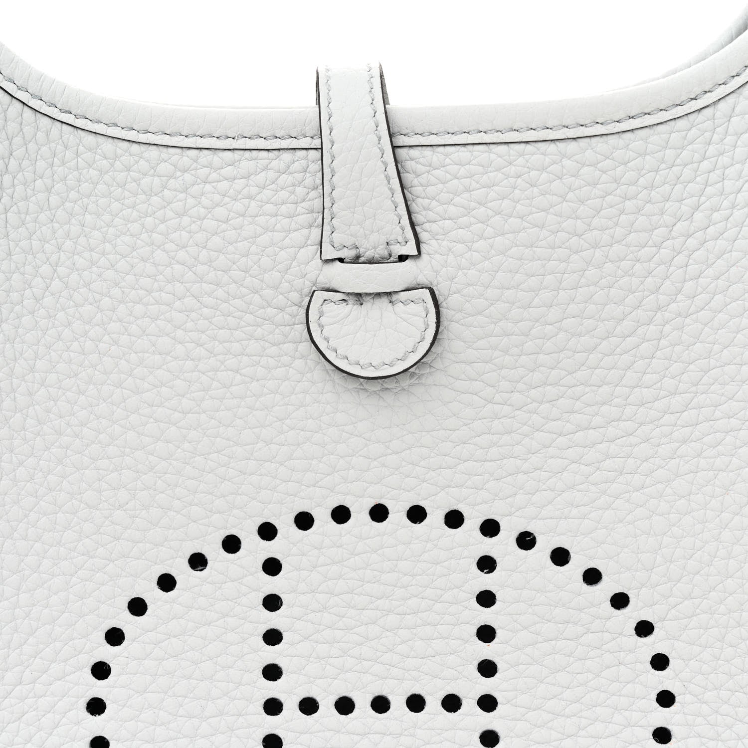 Hermes Taurillon Clemence Amazone Evelyne TPM Bleu Pale Etain 8 of 10