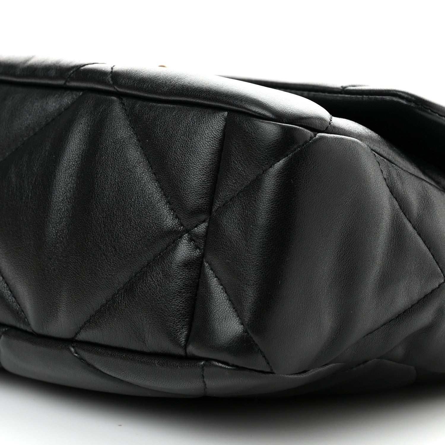 Chanel Lambskin Quilted Large Chanel 19 Flap Black 10 of 11