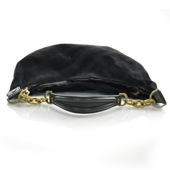 Lanvin Suede Cabeceo GM Hobo Black 5 of 10