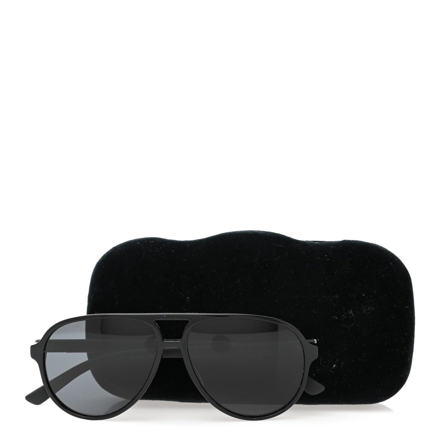 Gucci Acetate Web Aviator Sunglasses GG0423SA Black 8 of 8