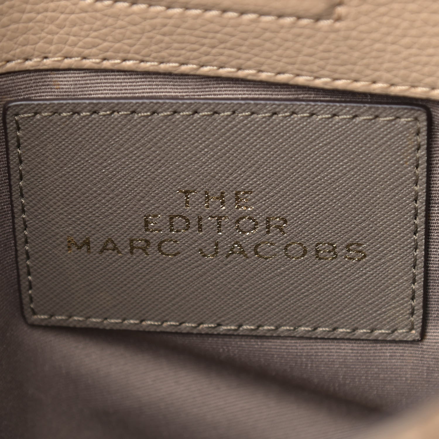 Marc Jacobs Pebbled Calfskin Editor Shopping Tote Beige 6 of 11