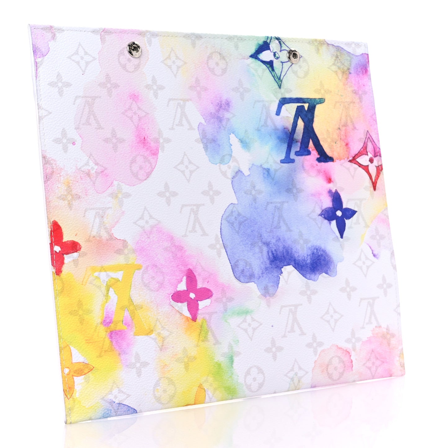 Monogram Watercolor New Tote Pochette Multicolor