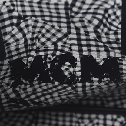 MCM Visetos Medium Liz Reversible Shopper Tote Black 9 of 15