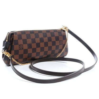 Louis Vuitton Damier Ebene Eva Clutch 3 of 9