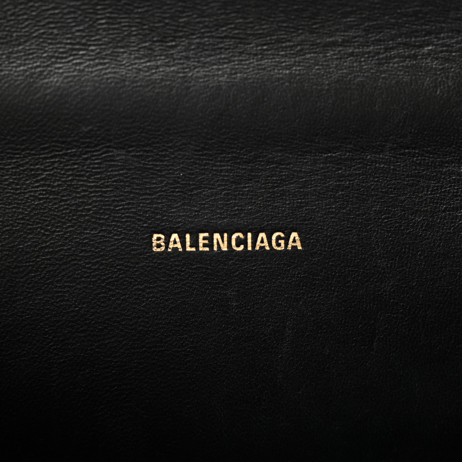 Balenciaga Shiny Box Calfskin Hourglass Top Handle Bag XS Black 6 of 9
