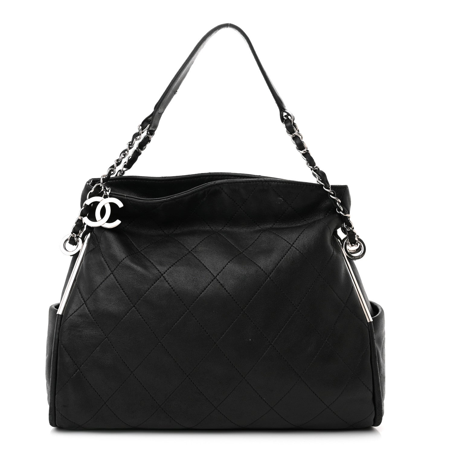 Chanel Lambskin Ultimate Soft Hobo Black 1 of 16