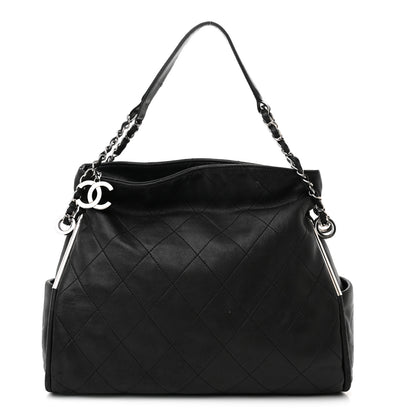 Chanel Lambskin Ultimate Soft Hobo Black 1 of 16
