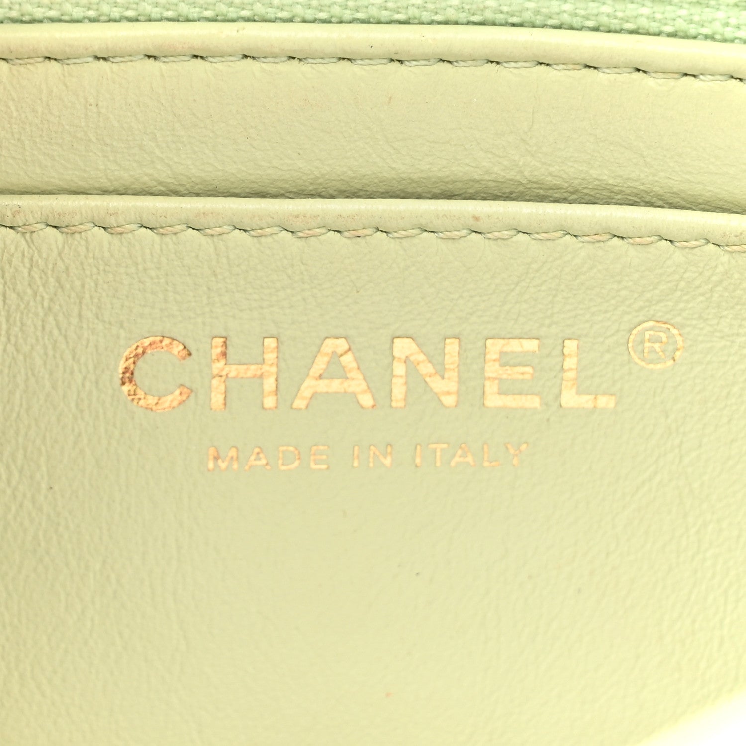 Chanel Lambskin Quilted Mini Pearl Crush Flap Light Green 6 of 16