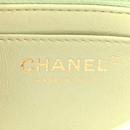 Chanel Lambskin Quilted Mini Pearl Crush Flap Light Green 6 of 16