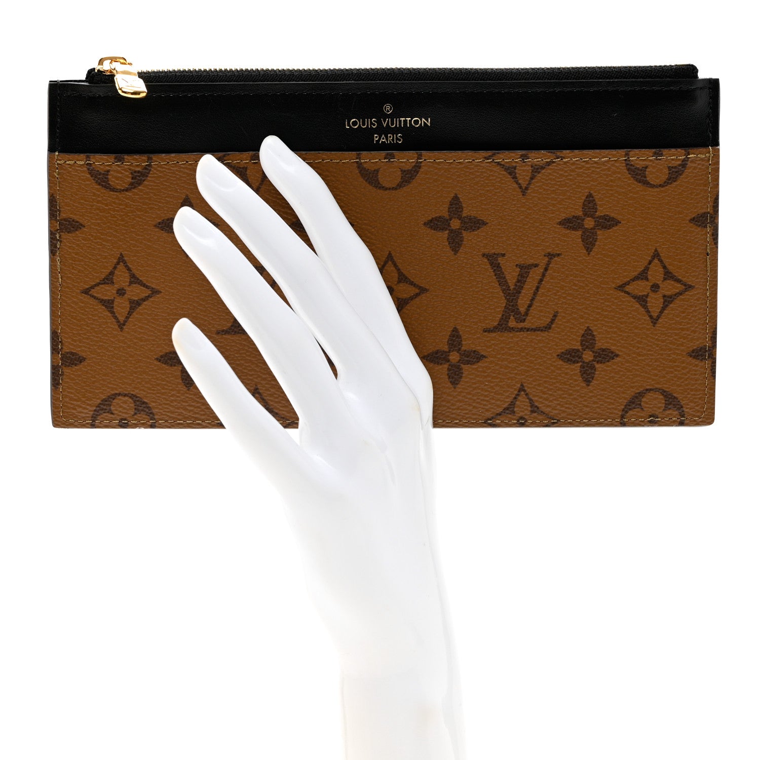 Louis Vuitton Reverse Monogram Slim Purse 2 of 8