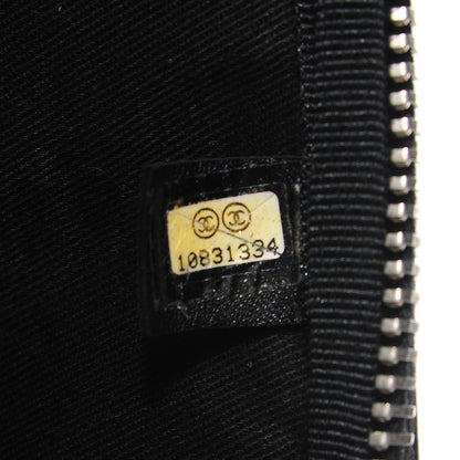 Chanel Toile Calfskin Quilted Paris New York Trolley Black 7 of 8