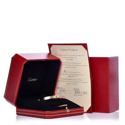 Cartier 18K Yellow Gold LOVE Bracelet 18 5 of 5