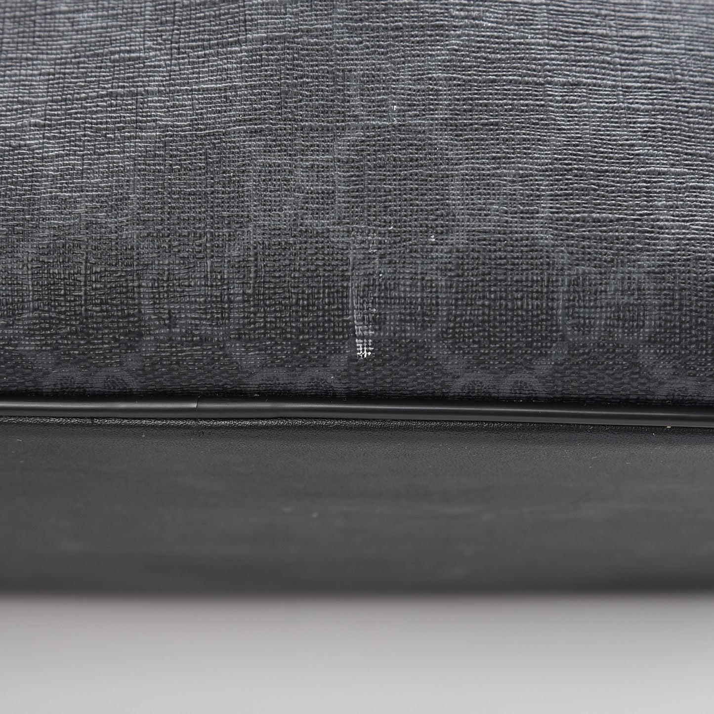 GG Supreme Monogram Toiletry Case Black Grey