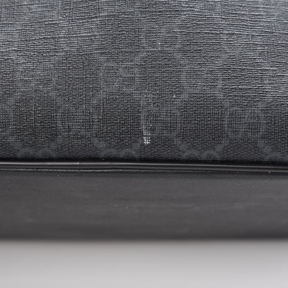 Gucci GG Supreme Monogram Toiletry Case Black Grey 13 of 14