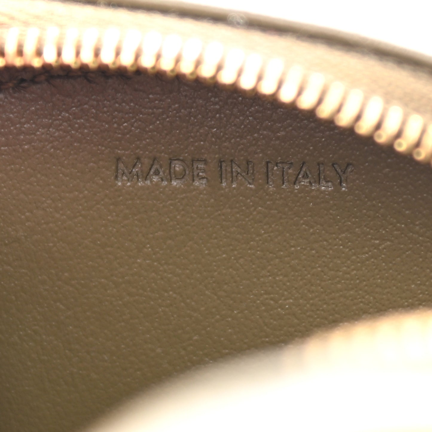 Smooth Calfskin Cuir Small Triomphe Oval Purse Crossbody Dark Olive