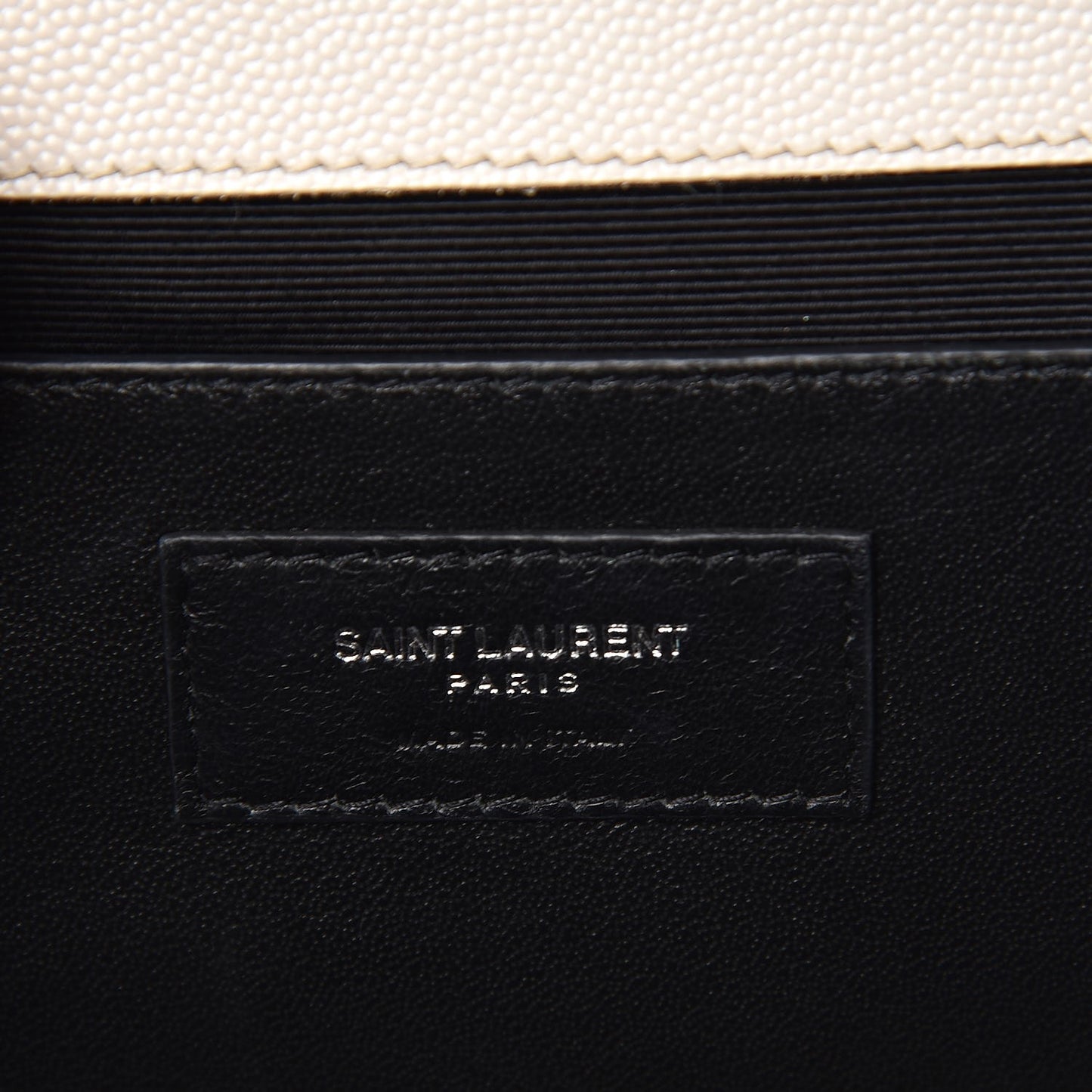 Grain De Poudre Textured Mixed Matelasse Medium Triquilt Monogram Satchel Porcellana