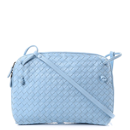 Bottega Veneta Nappa Intrecciato Crossbody Pillow Light Blue 1 of 8